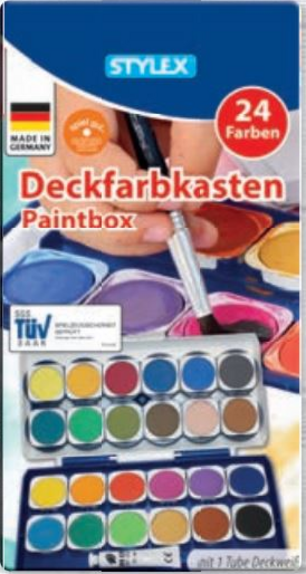 Stylex 24 Set Deckfarbkasten
