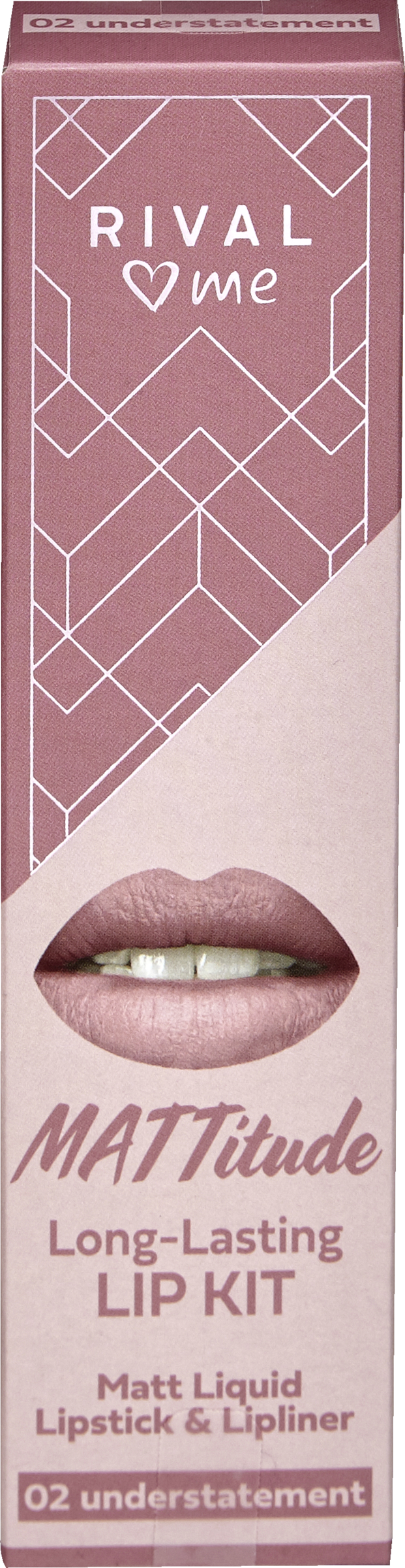 RIVAL loves me Mattitude Lip Kit 02 understatement