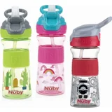 Nûby Flip-It Trinkhalmbecher mit Silikongriff
