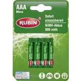 RUBIN AAA Micro HRL03 NiMH Akkus
