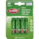 RUBIN AA Mignon HRL6 NiMH Akkus