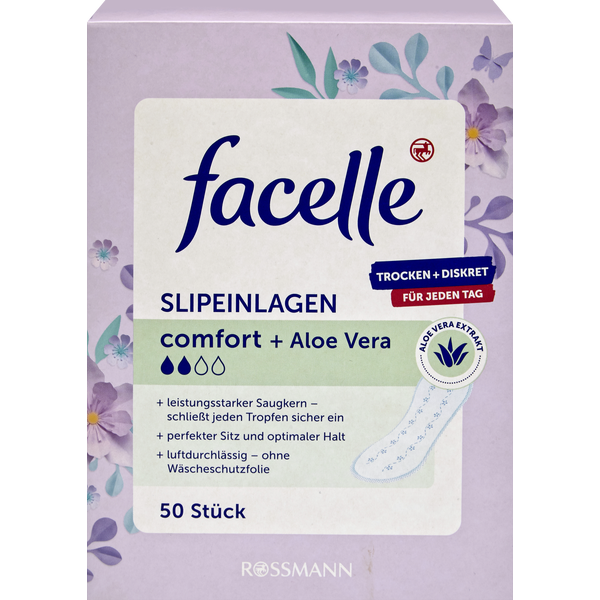 Slipeinlagen comfort + Aloe Vera