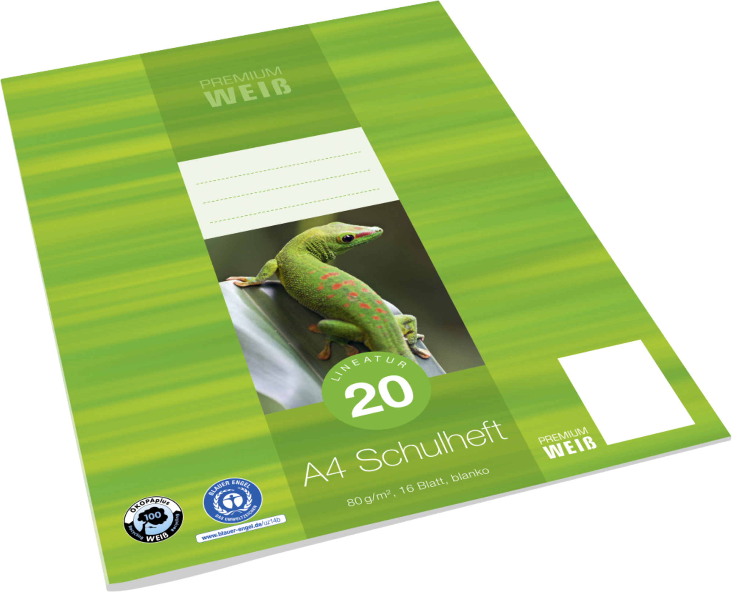 Venceremos A4 Schulheft, Lin. 20 RC, 16 Blatt