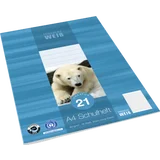 Venceremos A4 Schulheft, Lin.21 RC, 16 Blatt, weiß