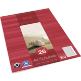 Venceremos A4 Schulheft , Lin. 26, 16 Blatt