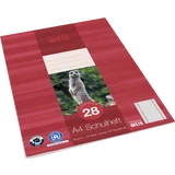 A4 Schulheft, Lin. 28, 16 Blatt