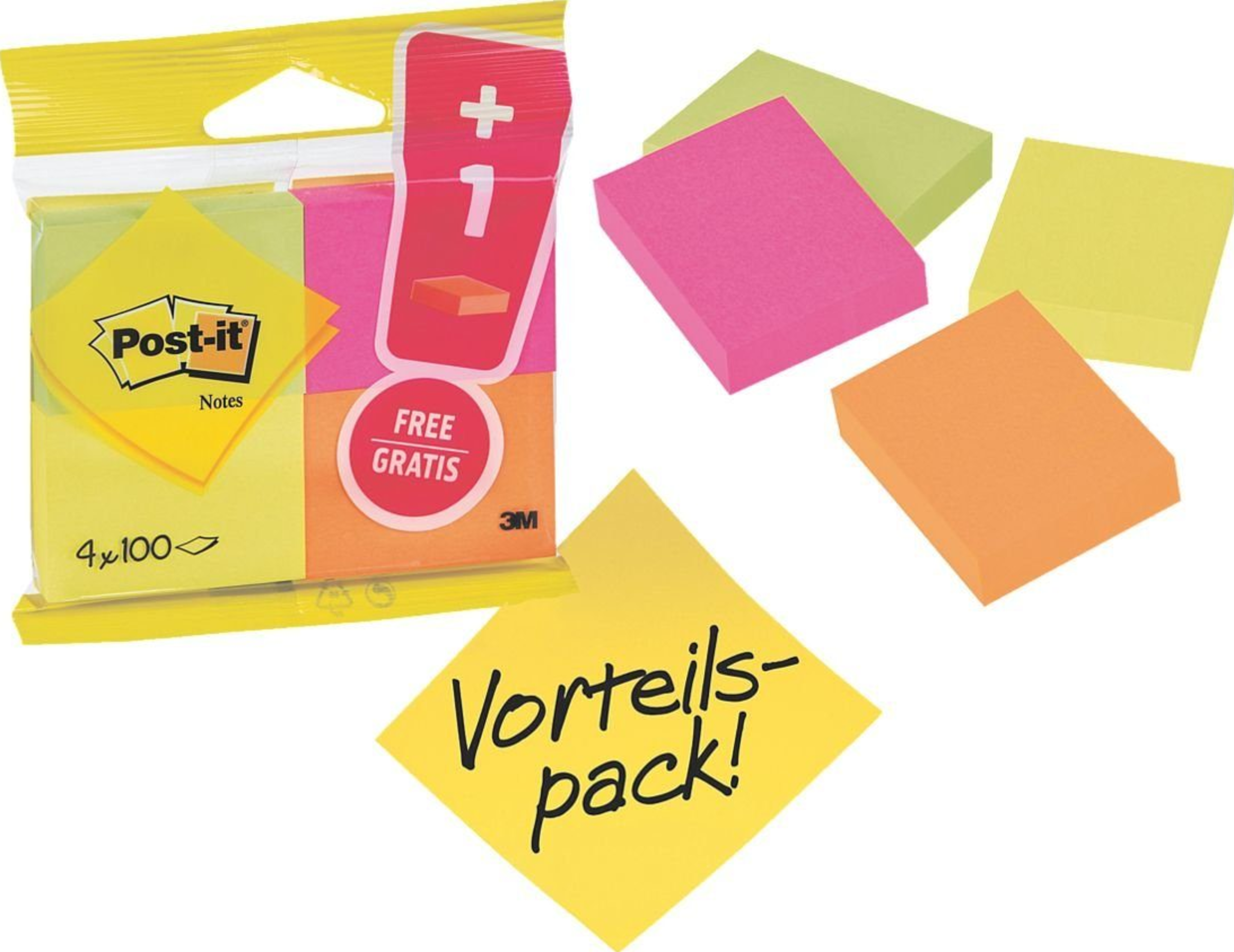 Post-it Haftnotizblock Vorteilspack