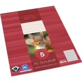 Venceremos A5 Heft, Lin. 5, kariert, 16 Blatt