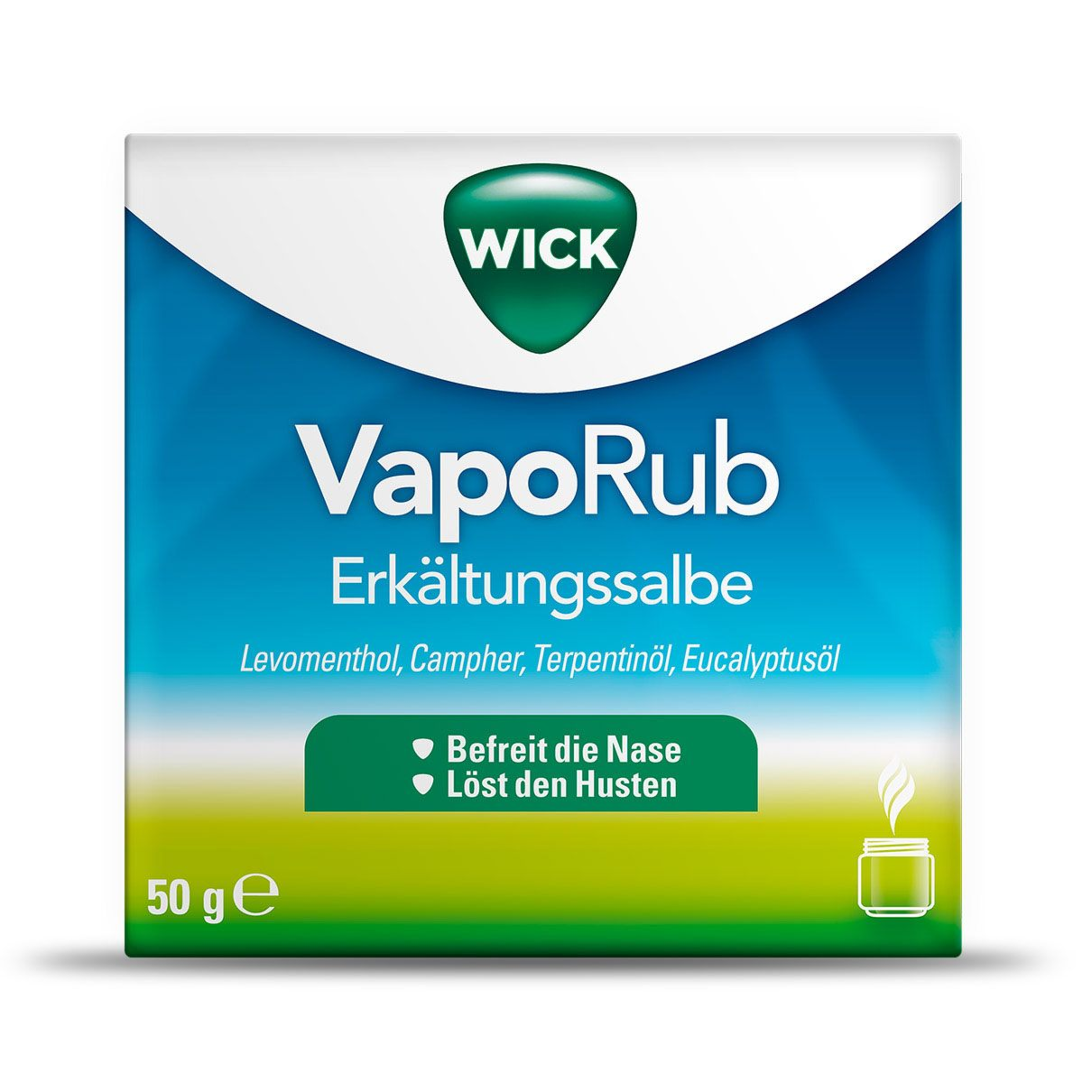 Wick Erkältungssalbe gegen Husten und Schnupfen