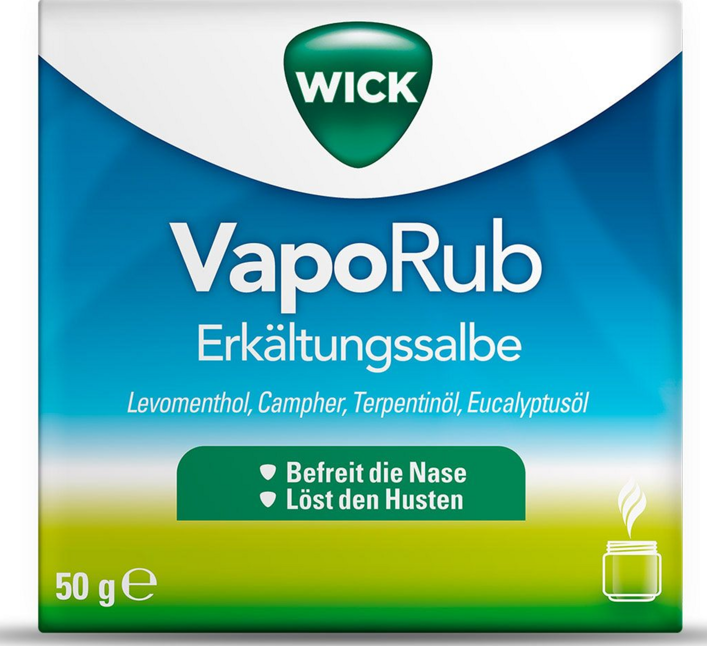 Wick Erkältungssalbe gegen Husten und Schnupfen