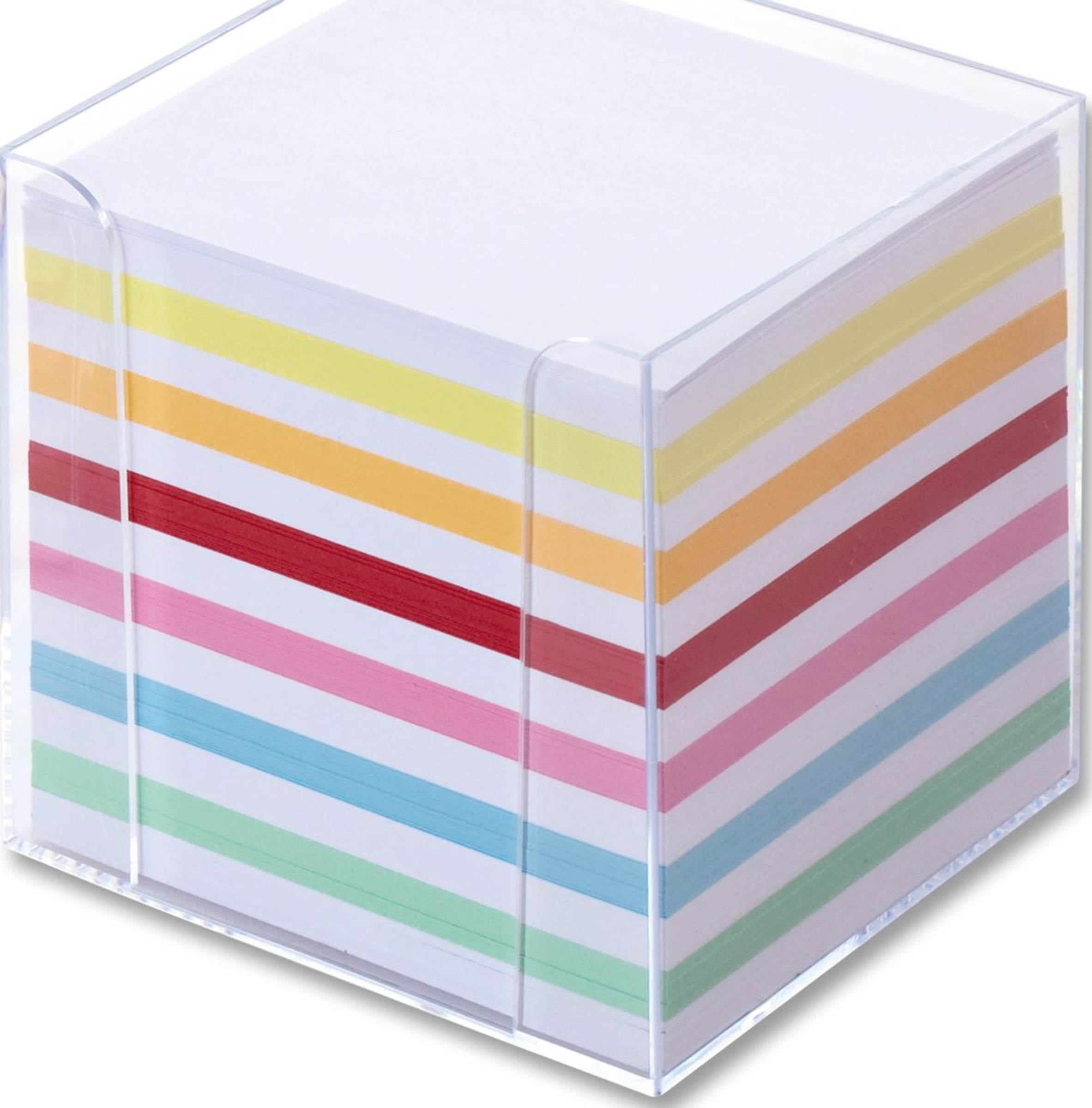 folia 9903 Notizbox glasklar, sortiert