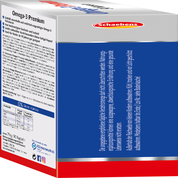 Schaebens Omega3 Premium +Vitamin E Kapseln online kaufen rossmann.de