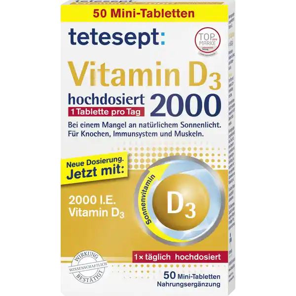 Vitamin D3 2000 hochdosiert