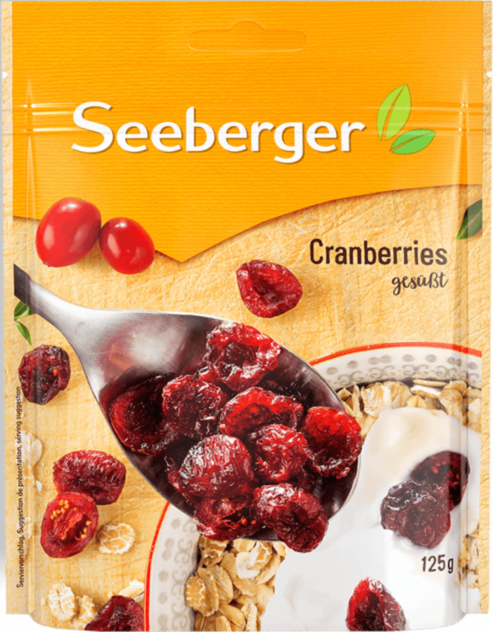 Seeberger Cranberries gesüßt