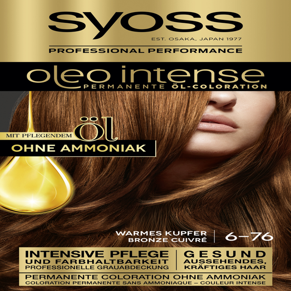 syoss professional performance oleo intense permanente ol coloration 6 76 warmes kupfer online kaufen rossmann de