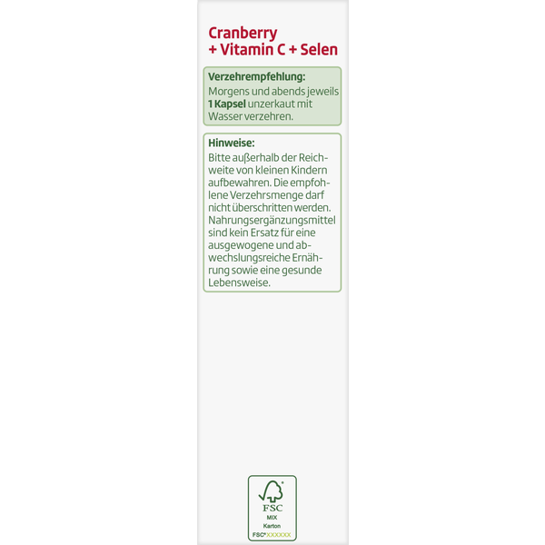 Altapharma Cranberry Vitamin C Selen Kapseln Online Kaufen Rossmann De Altapharma Cranberry Vitamin C Selen Kapseln Online Kaufen Rossmann De