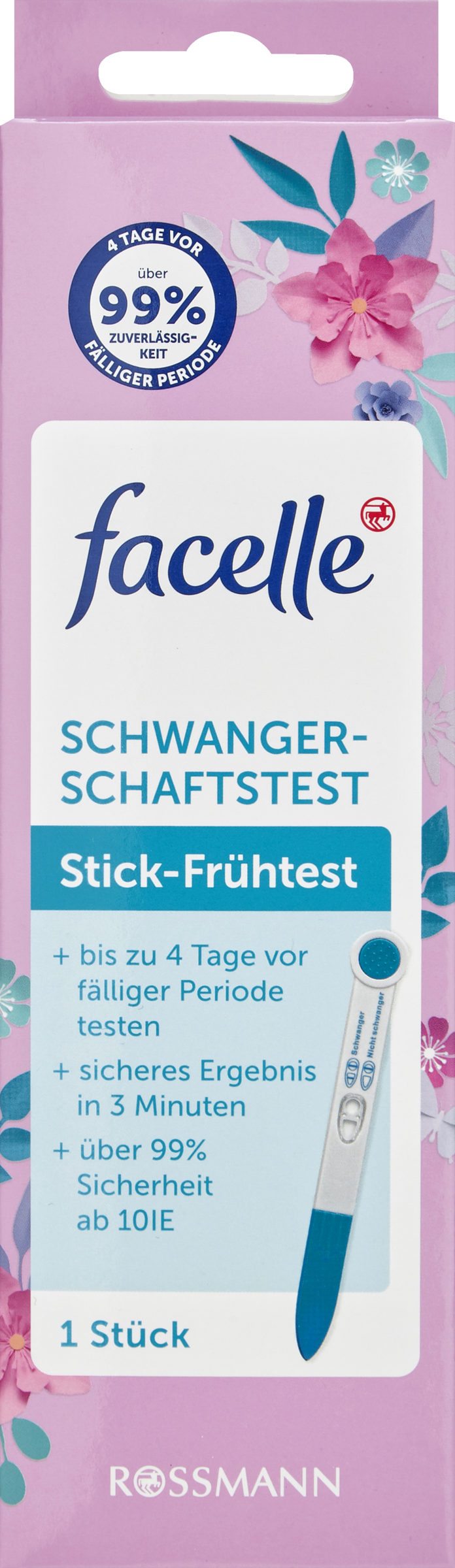 facelle Schwangerschaftstest Stick-Frühtest