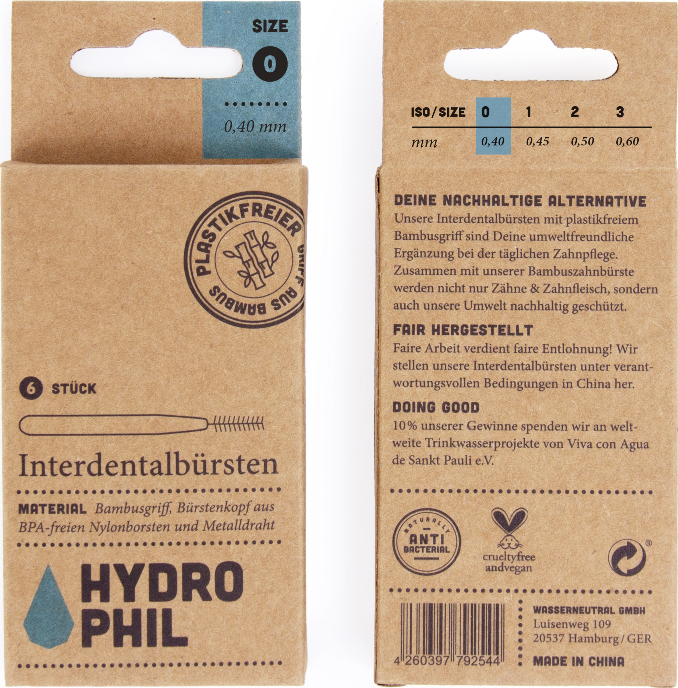 فرشاة ما بين الأسنان مقاس 0 4