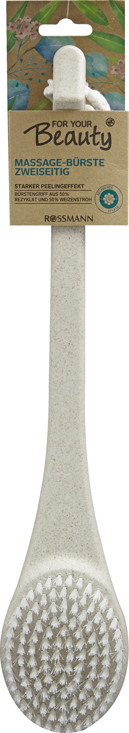 FOR YOUR Beauty Massage-Bürste zweiseitig