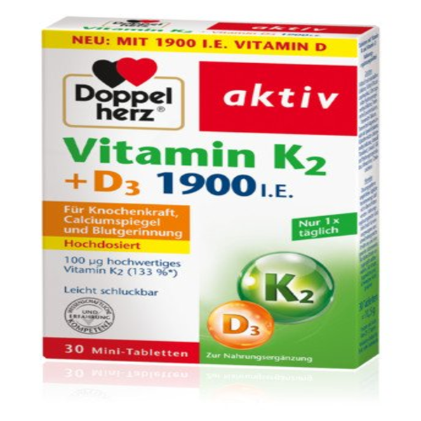 Doppelherz Vitamin K2+ Vitamin D3 1900 I.E. rossmann.de