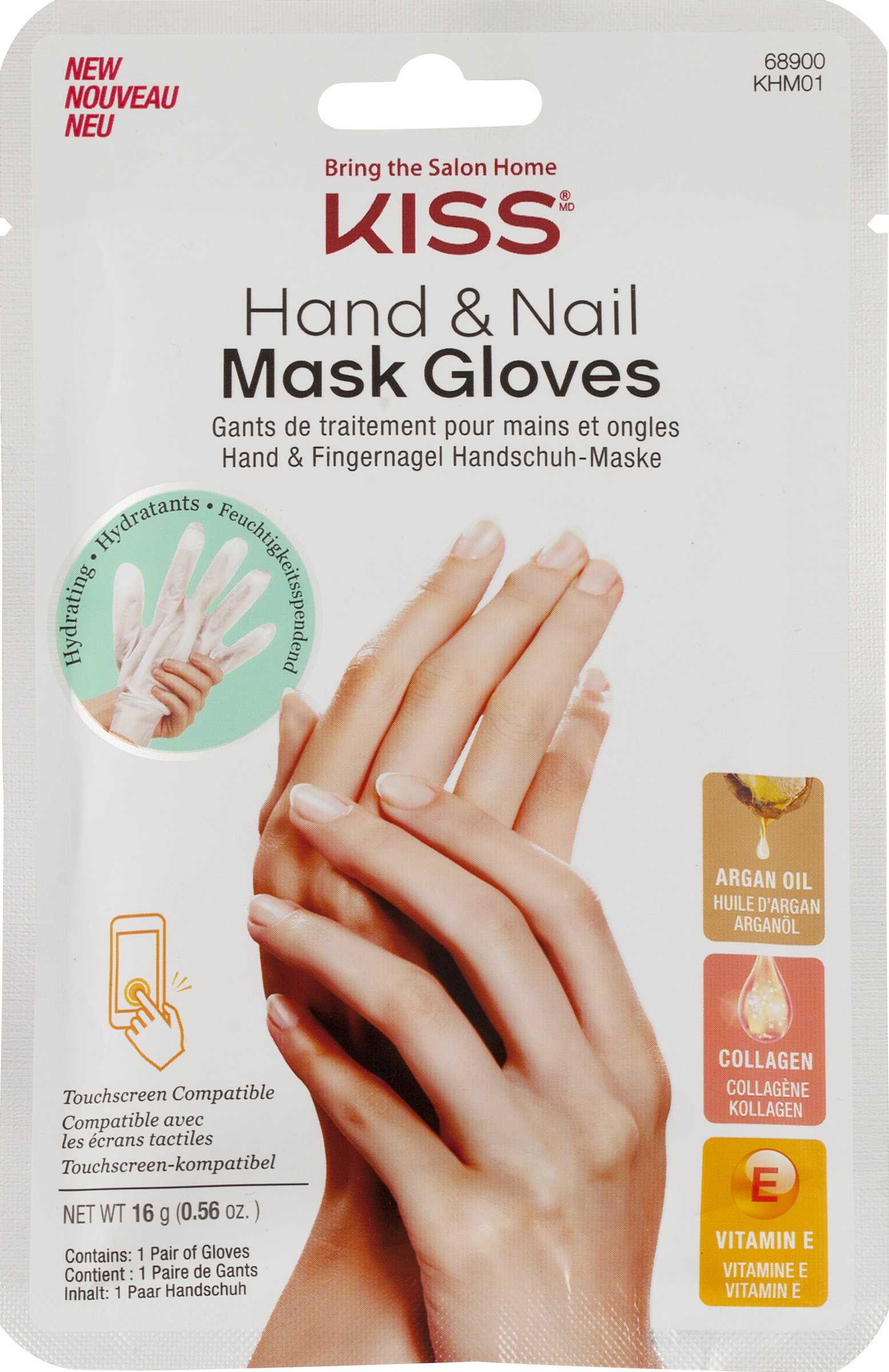 KISS Hand- und Nagel Handschuh Maske