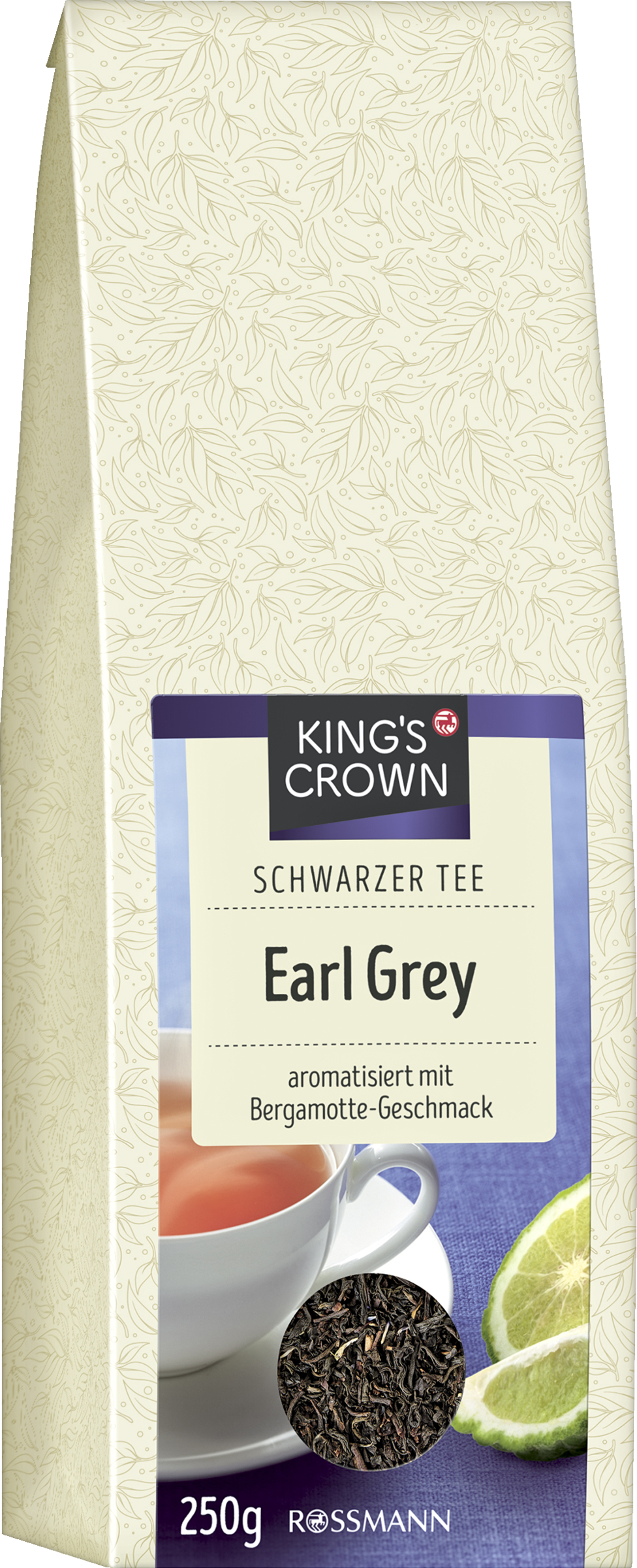 KING'S CROWN Schwarzer Tee Earl Grey