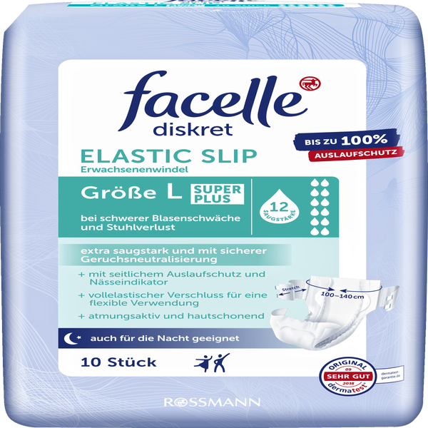 facelle diskret Elastic Slip Größe L Super Plus online kaufen rossmann.de