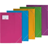 BRUNNEN Sammelmappe Fact! A4 PP-Folie farbig sortiert