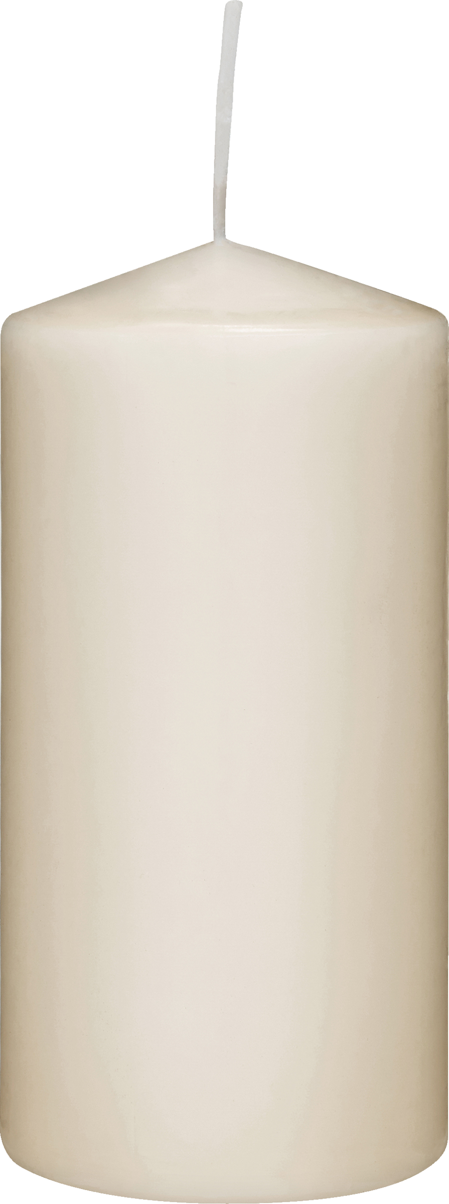 RUBIN LICHT Stumpenkerze nude 120/60