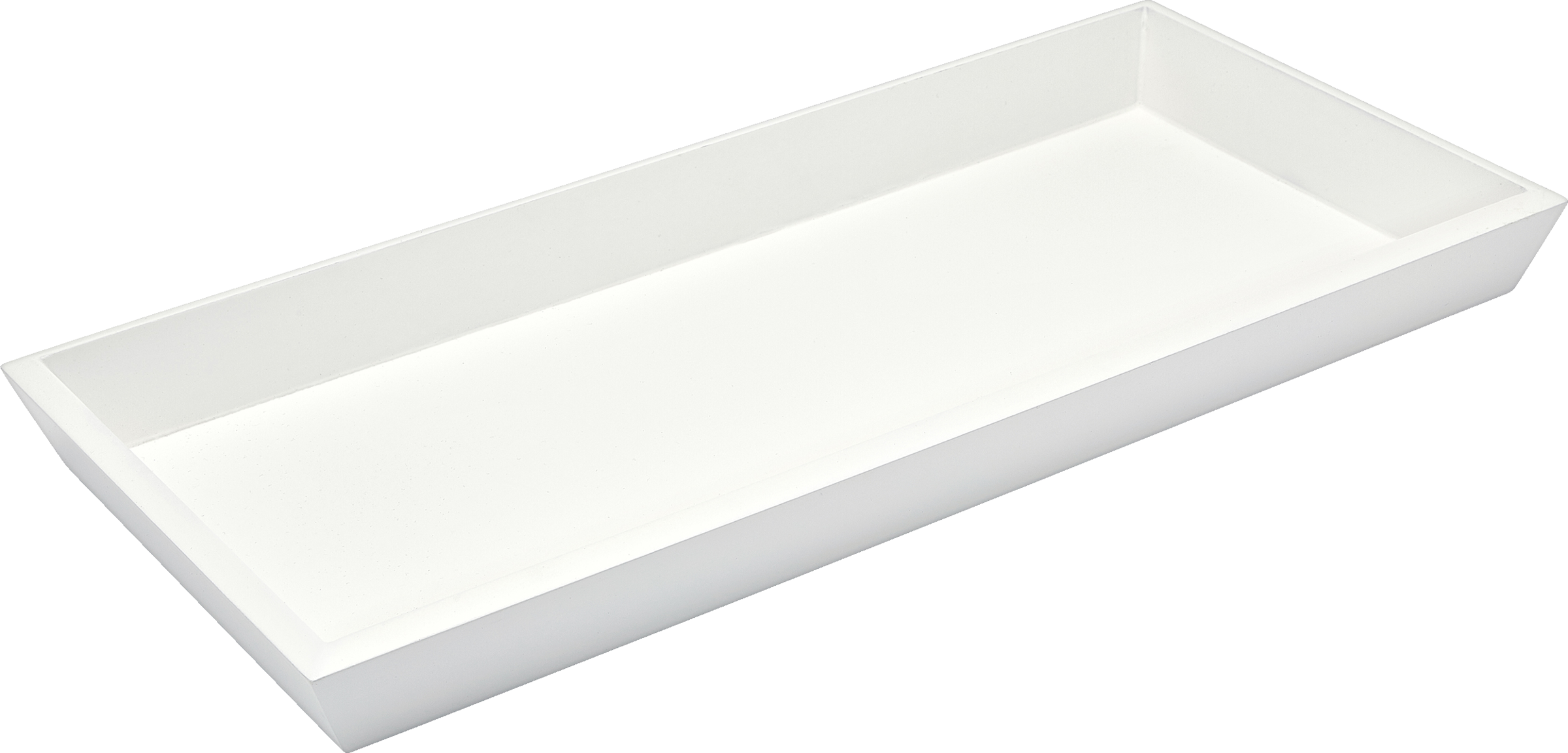 DEKOWELT LANGES TABLETT NATUR WIEß