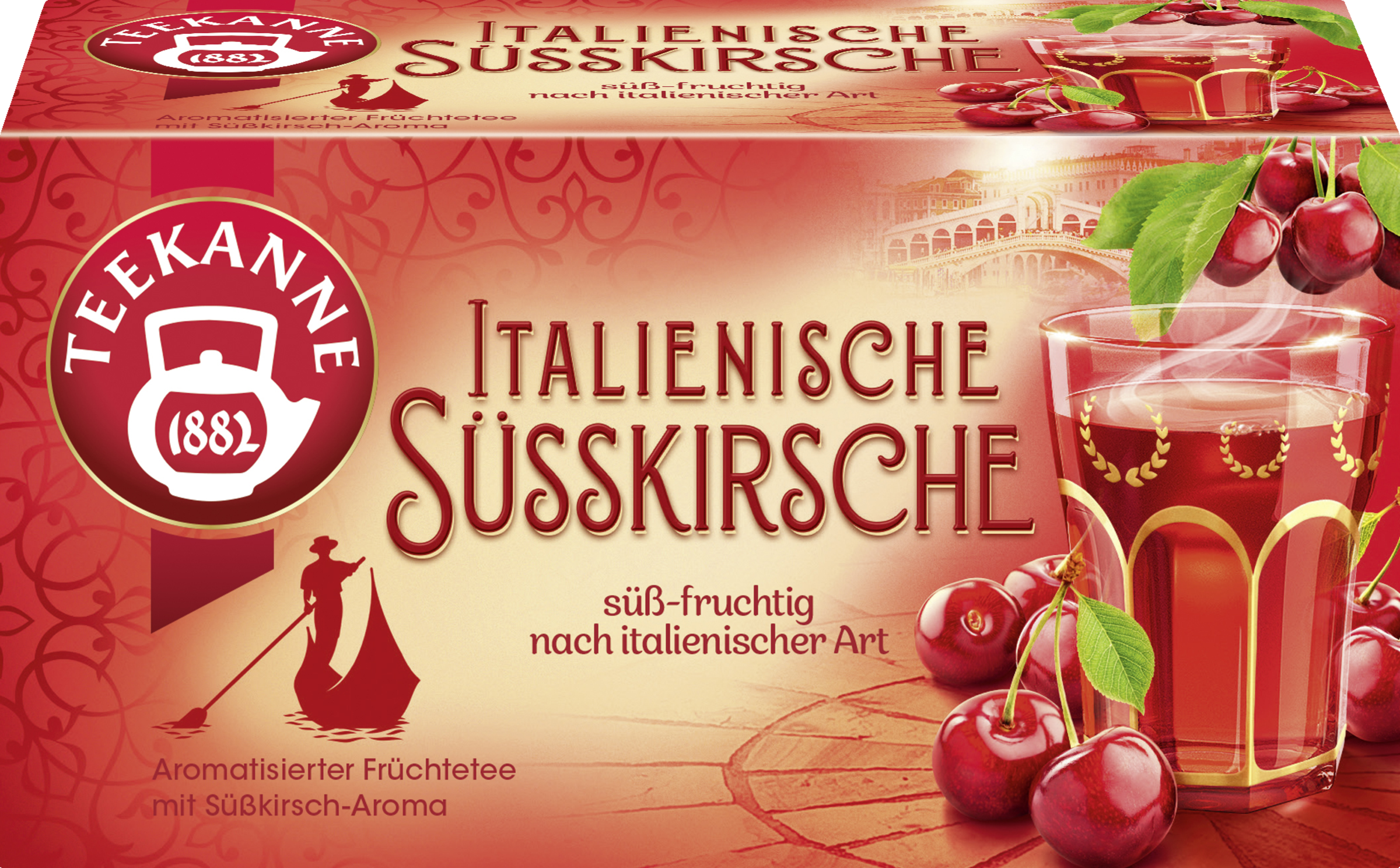 Teekanne Italienische Süßkirsche Früchtetee (20 Beutel)