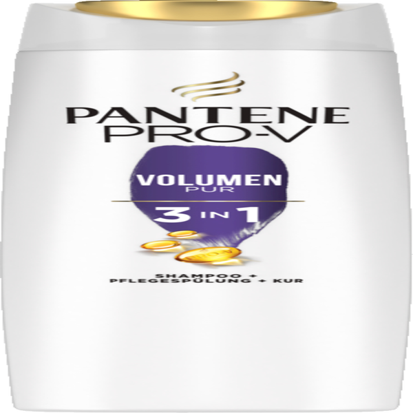 pantene pro v 3in1 volumen pur shampoo pflegespulung kur online kaufen rossmann de