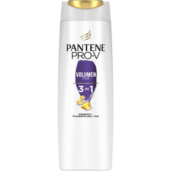 pantene pro v 3in1 volumen pur shampoo pflegespulung kur online kaufen rossmann de