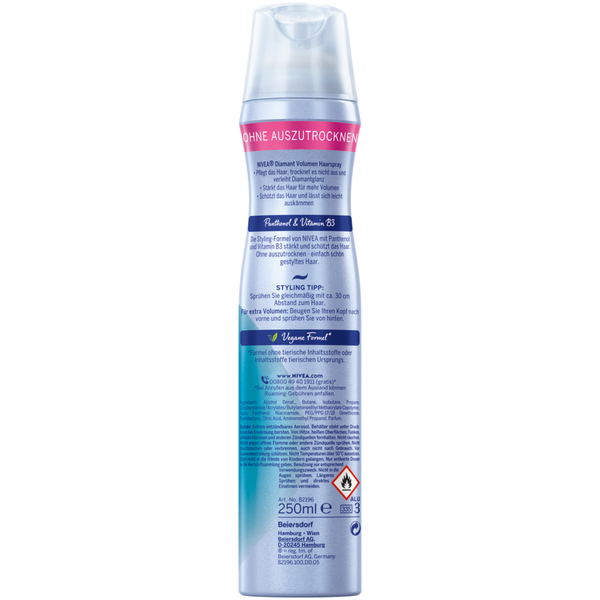 nivea diamant volumen haarspray online kaufen rossmann de