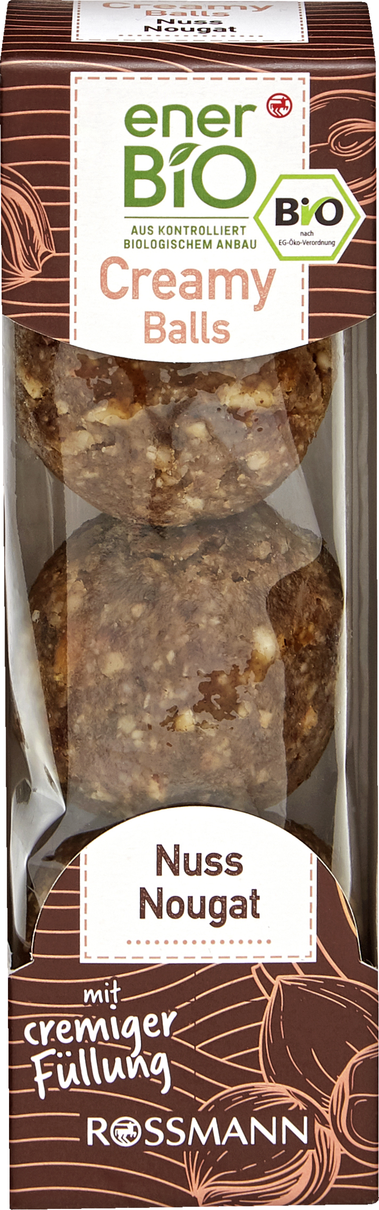 enerBiO Creamy Balls Nuss-Nougat