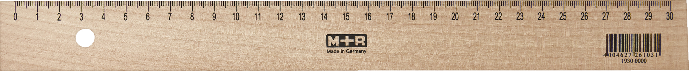 Möbius + Ruppert Holz-Lineale aus Buche. 30cm