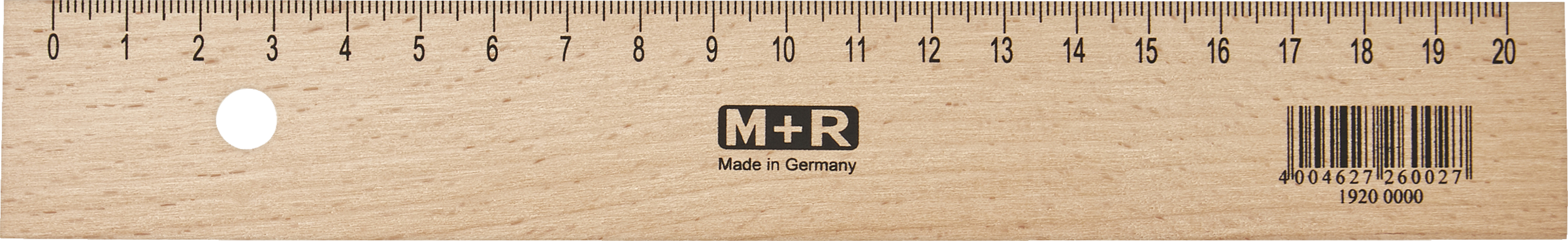 Möbius + Ruppert Holz-Lineale aus Buche, 20cm
