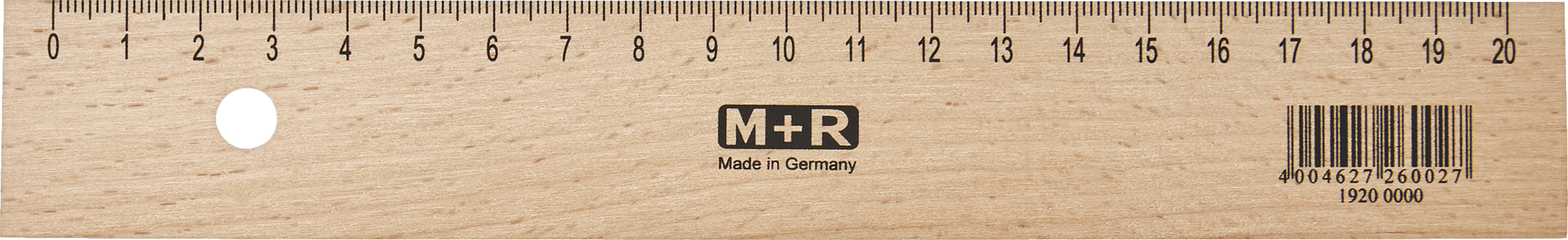 Möbius + Ruppert Holz-Lineale aus Buche, 20cm