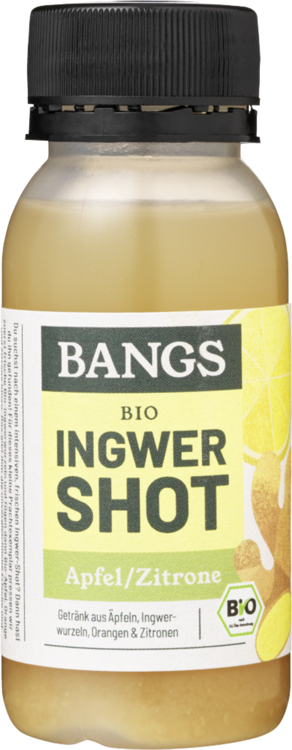 BANGS Bio Ingwer Shot Apfel/Zitrone