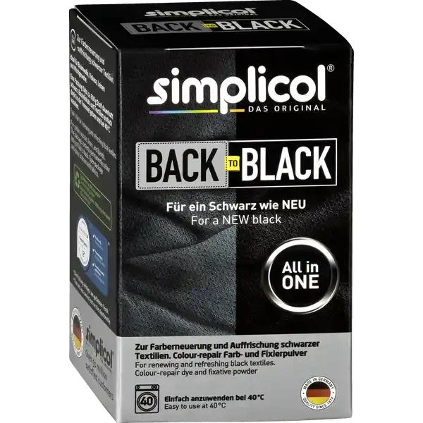 Back to Black Farberneuerung Schwarz