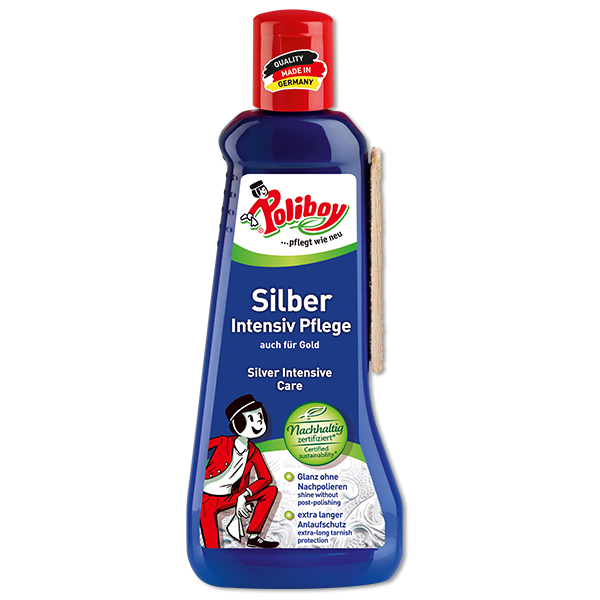DUNG DỊCH LAU VÀNG BẠC POLIBOY Silber Intensiv Pflege 200 Ml Cua Duc Lam Sach Cham Soc Do Trang Suc Sang Bong Khong Bi Xin Mau - Foto 14