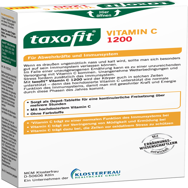 taxofit Vitamin C 1200 30 Tabletten | rossmann.de