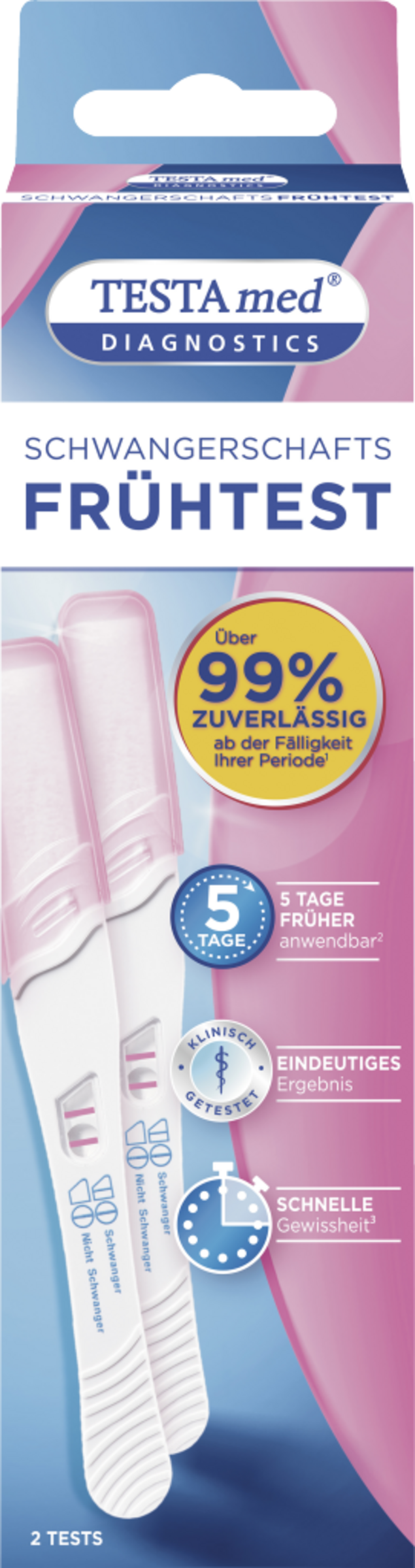 TESTAmed Schwangerschafts Frühtest
