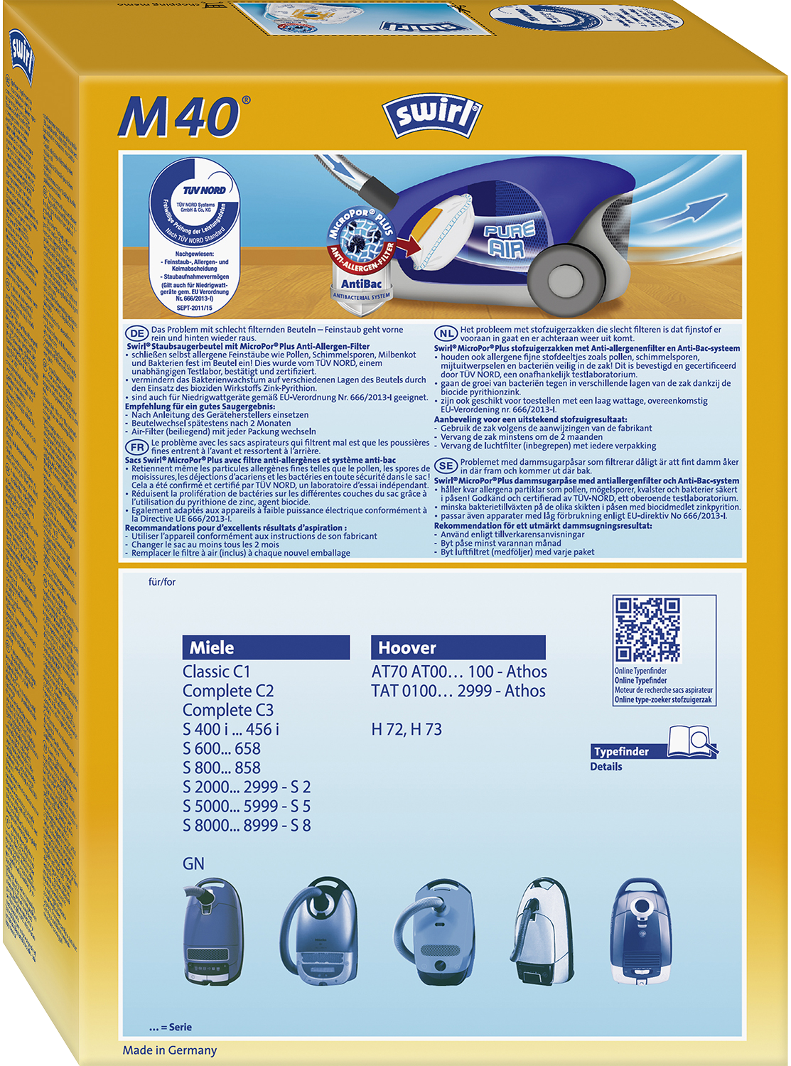 20 10 40 x Staubsaugerbeutel Filter für MIELE kompatibel Swirl M 40 M40 20 10 40 x Staubsaugerbeutel Filter für MIELE kompatibel Swirl M 40 M40