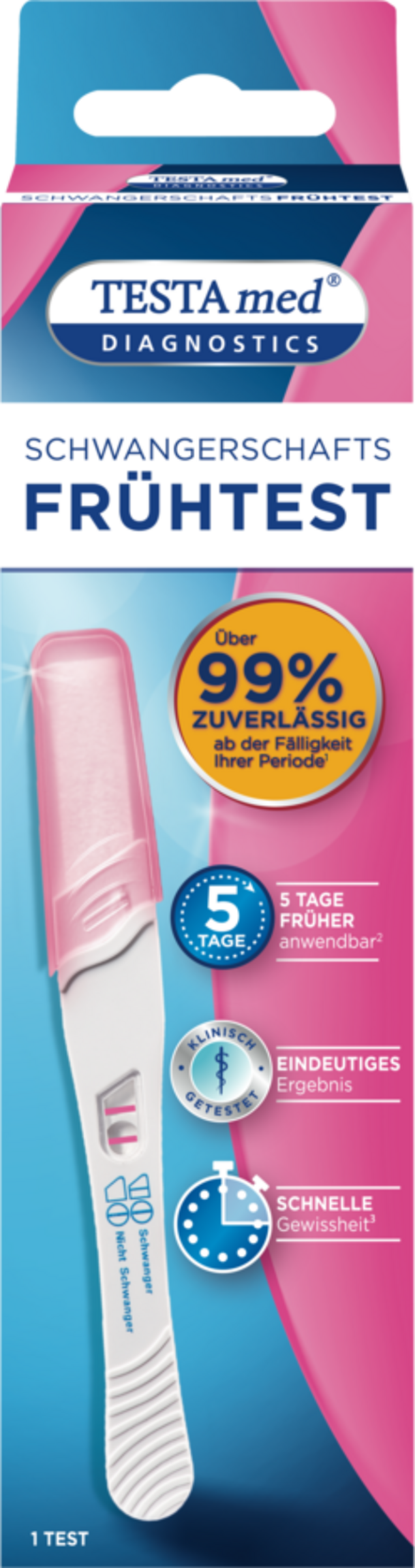 TESTAmed Schwangerschafts Frühtest