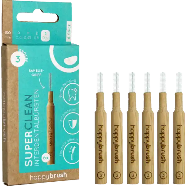 فرشاة تنظيف ما بين الأسنان SuperClean مقاس ISO 3
