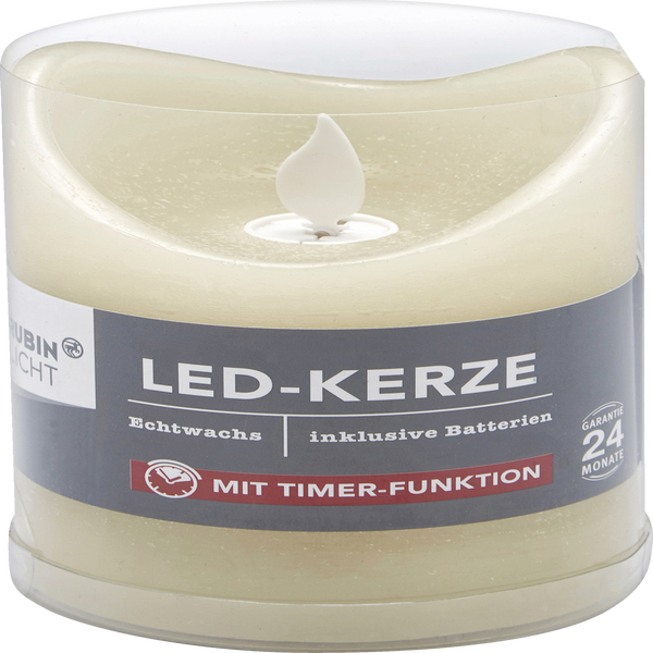 rubin licht led kerze 10 cm creme rossmann de