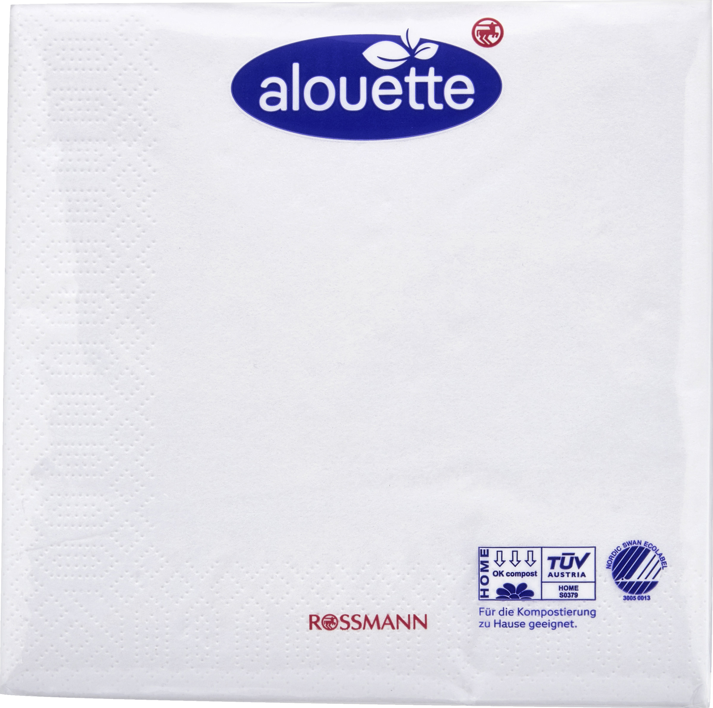 alouette Servietten weiß