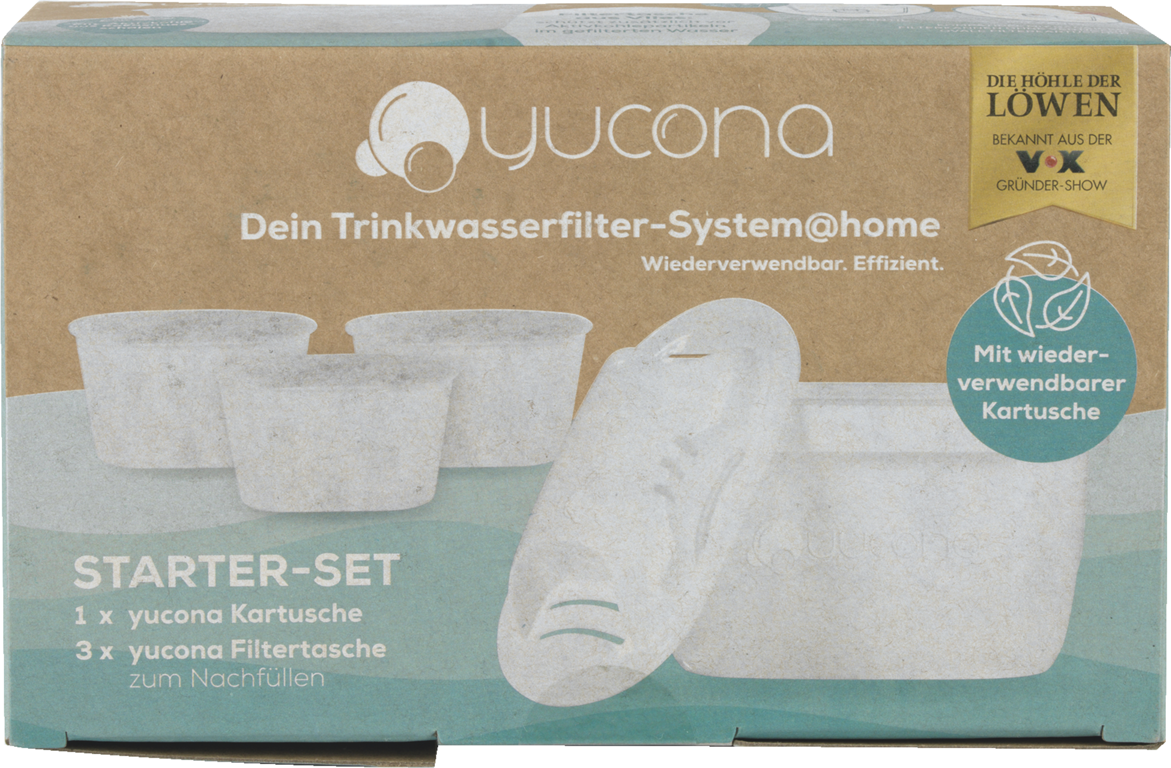 Yucona Wasserfilter Starter-Kit 4-tlg.