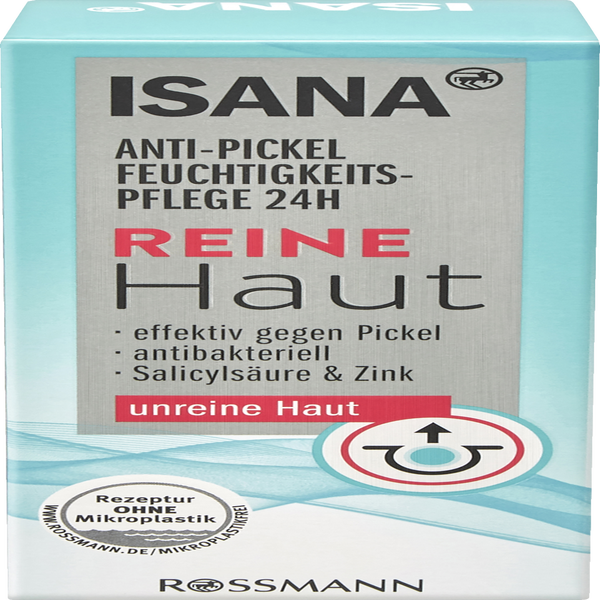 Isana Reine Haut Anti Pickel 24h Feuchtigkeitspflege Online Kaufen Rossmann De